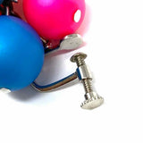 Statement Multi-Color Clip On Dangle Grape Earrings