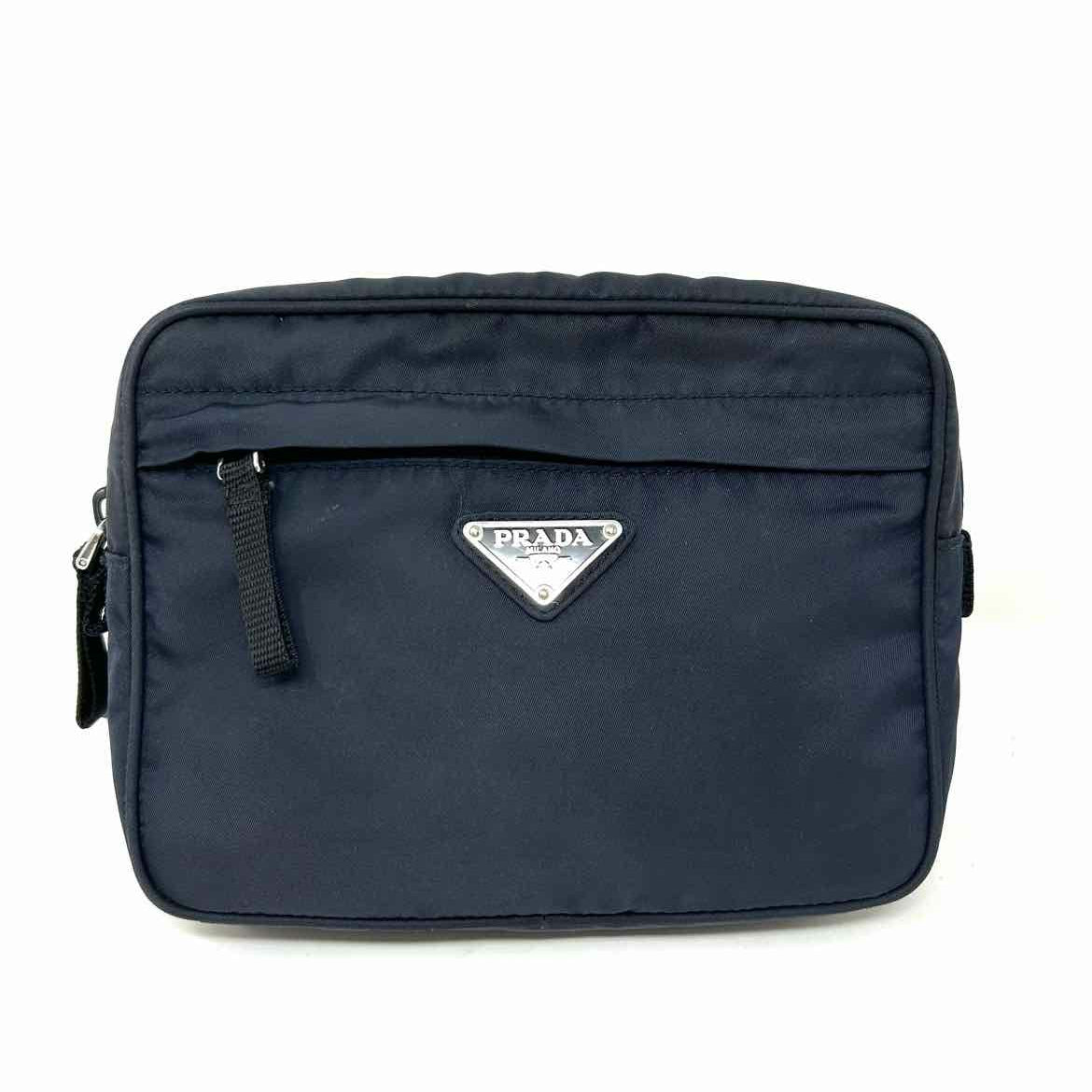 Prada Waist Belt Bag Tessuto Nylon Navy Blue Crossbody