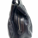 Coach Vintage Y2K Black pleated Leather Shoulder Bag