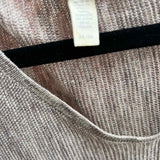 Eileen Fisher Women's Gray Size M Boatneck Linen Asymetric Sweater