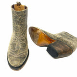 Lucchese Women's Gray Size 6.5 Ankle Leather Western Boots