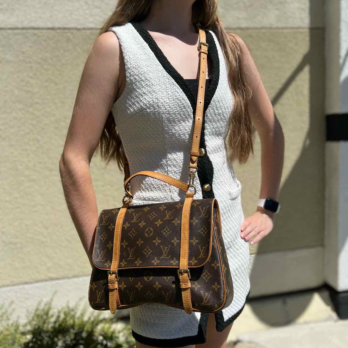 LOUIS VUITTON 2005 Marelle Sac A Dos Coated Canvas Brown Monogram BackPack