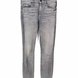 Mother Women's Gray Size 26 Skinny Raw Hem Jeans