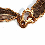 Copper Link 7.5" Leaf Bracelet