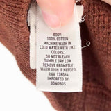 Bonobos Men's Brown Size M 1/4 Button Sweater