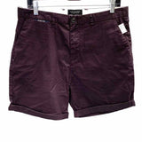 SCOTCH&SODA Men's Dark Purple Size 32 Shorts