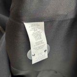 HELMUT LANG Women's Black Size 4 Collarless Leather Trim Blazer