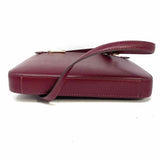 Kate Spade Sadie Burgundy Zip Saffiano Leather Crossbody