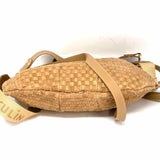 Clare V. Moyen Messenger Beige Hobo Woven Leather Shoulder Bag