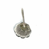 Estate 925 Sterling Silver Drop Oval Earrings