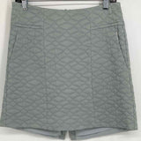 theyskens' theory Women's Steel Blue Size 6 mini Quilted Skirt