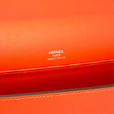 Hermes 2025 Geta in Chevre Mysore Red Flap Leather Crossbody