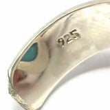 Navajo Adjustable 925 Sterling Silver New Mexico Turquoise Ring