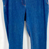 Maison Common Women's Blue Size 10 Straight Belted Jeans