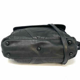 L.A.M.B. Khasi Black Top Handle Geometric Leather Messenger Bag