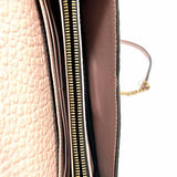 Burberry Madison Wallet on Chain Pink Envelope Grained Leather Crossbody