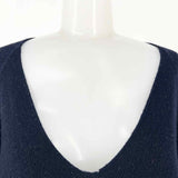 Vince Women's Navy Size L V-Neck Cashmere Sweater