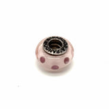 PANDORA 925 Sterling Silver Murano Glass 5 Piece Multi-Color Charm Jewelry Set
