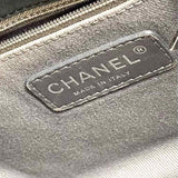 Chanel 2010-11 Glint Iridescent Charcoal Flap Leather Made in Italy Shoulder Bag