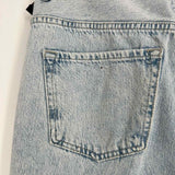 FRAME Le Baggy Palazzo Women's Light Blue Size 27/4 Wide Leg Acid Wash Jeans