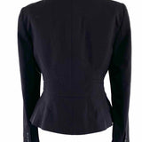 White House Black Market Women's Black Size 4 Fitted Blazer