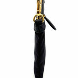 Prada Nylon Black Zip Wristlet Shoulder Bag
