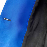 STELLA McCARTNEY Black/Blue Size 36/0 Tuxedo Blazer