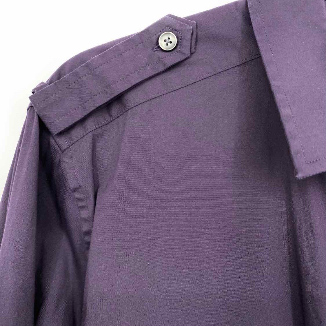 Theory Men's Purple Size M Button Down Long Sleeve Shirt