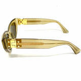 Bottega Veneta Yellow Cat Eye Translucent BV1142S Sunglasses