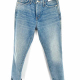J Crew Denim Women's Light Blue Straight Cotton Blend Size 25 Jeans