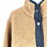 Rails Lorna Women's Brown Black Size M Turtleneck sherpa Coat