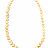 Estate Glass Pearl 20 in Vintage Necklace