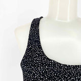 Lululemon Invigorate W2AV8S Women's Black Size 10 Racerback Abstract Bra