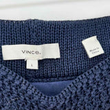 Vince Women's Navy Size L Maxi Crochet Skirt