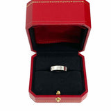 Cartier Love Ring Classic Model size 10.25 18K 750 White Gold Band Ring