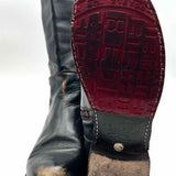Bed Stu Manchester Women's Black Size 10 Riding Distressed Boots