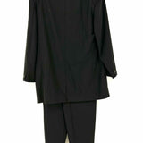 GIANNI VERSACE Men's Black 44 Suit