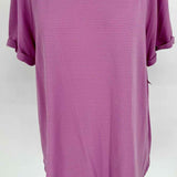 Lululemon Women's Pink Size 12 Crew Textured T-shirt