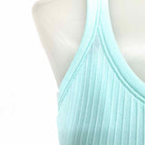 Lululemon Ebb To Street Women's Aqua Size 12 Racerback Ribbed Sleeveless