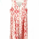 Adrianna Papell Women's Pink Size 20W Sleeveless Abstract Dress