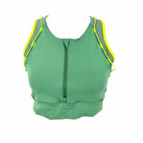 New Balance Women's Green Size M Zip Sports Bra
