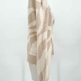 The Cashmere Project Women's White Beige Size M balloon sleeve Cashmere Sweater