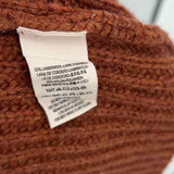 Free People Women's Brown Size S Turtleneck Wool Blend Sweater Vest