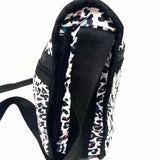 LeSportSac Nylon Black / White Leopard Messenger Bag