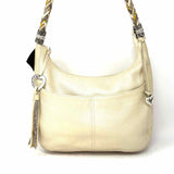 Brighton Champagne Hobo Leather Shoulder Bag