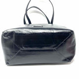 REBECCA MINKOFF Buckle Up Black Leather Tote