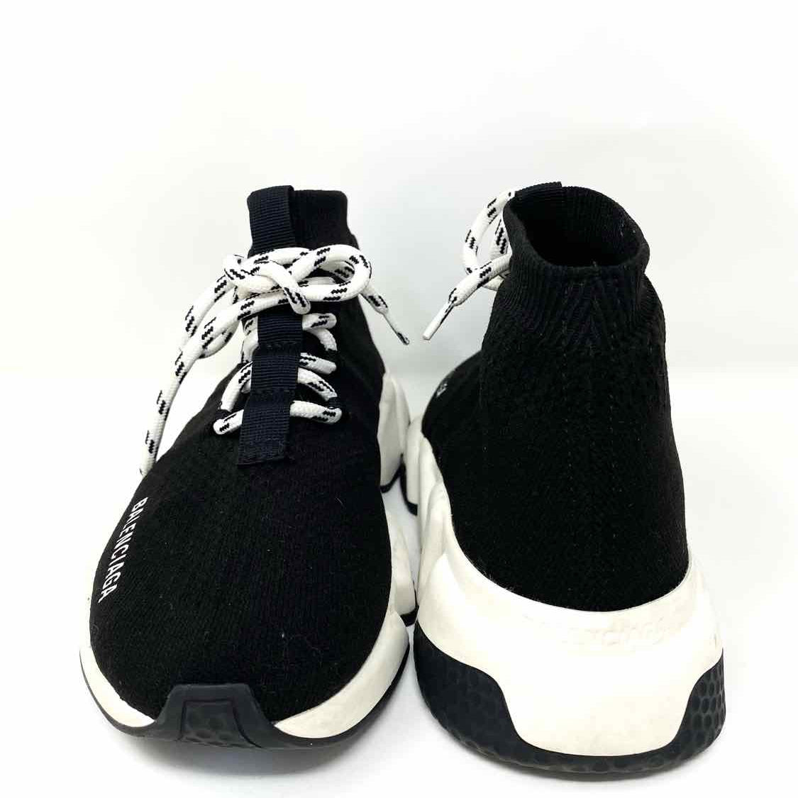 BALENCIAGA Women's Black Size 6 Sock Sneakers