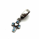 PANDORA 925 Sterling Silver Murano Glass 5 Piece Multi-Color Charm Jewelry Set
