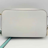 Kate Spade Staci Blue White Camera Bag Color Block Saffiano Leather Crossbody