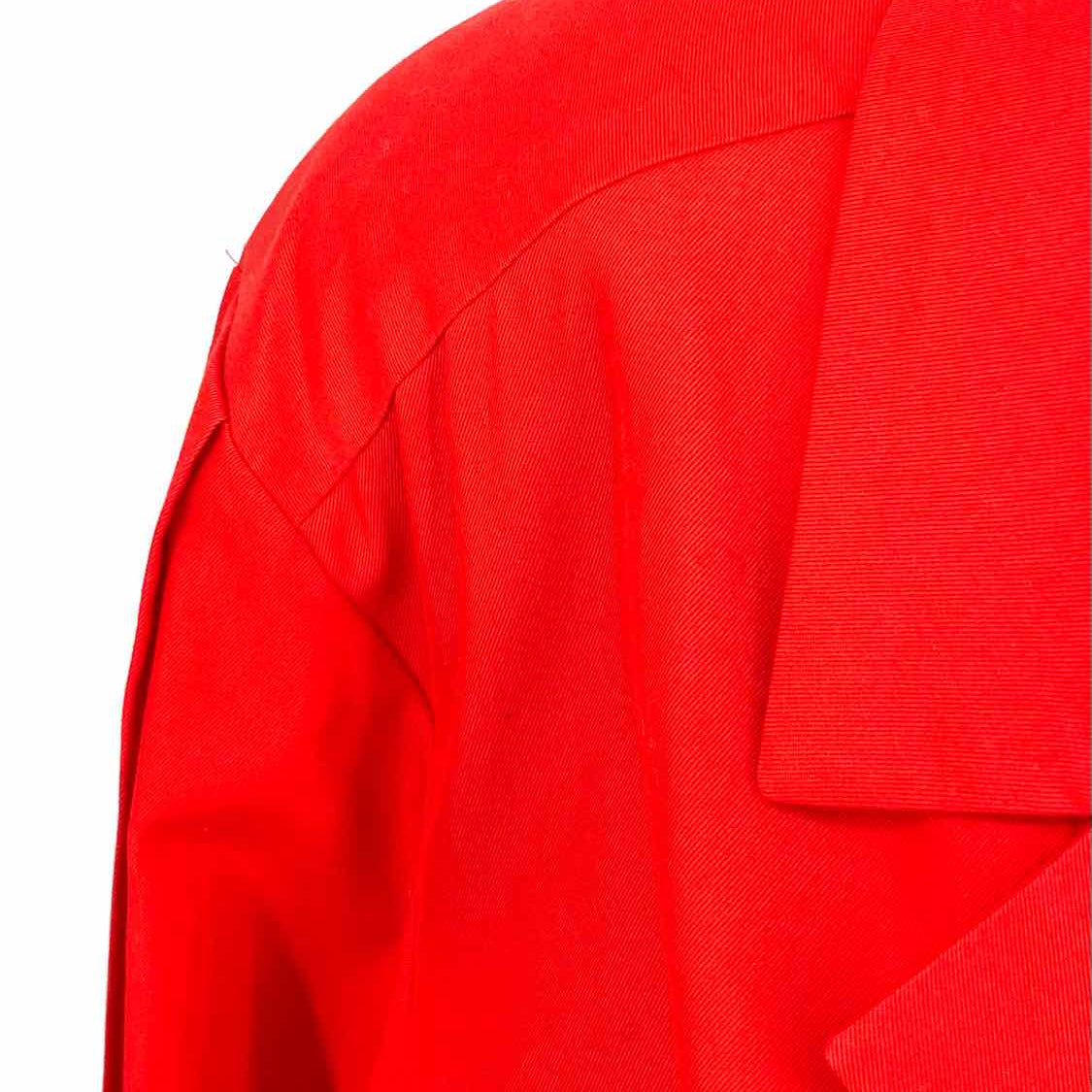 CHANEL BOUTIQUE Vintage Women's Red Sz 40/8 3 Piece Cotton Gathered Skirt Set
